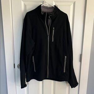 Eddie Bauer Men's Black Windbreaker Jacket